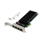 MicroConnect MC-PCIEX1-82576-Q neljapordiline Gigabit v&otilde;rgukaart, PCIe x1, Intel 82576