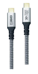 USB-kaabel 2GO 797512 USB 3.2 Gen 2 1,2 m USB C Must H&otilde;bedane