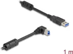 DeLOCK USB-kaabel Type-A isane &ndash; Type-B isane 90&deg; paremnurkne 1 m