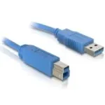 USB-kaabel DeLOCK USB3.0 A-B-pistik/isane 1m Sinine