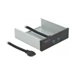 Esipaneel DeLOCK 5,25 tolli 2 x USB 5 Gbps Type-A porti