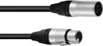 PSSO XLR 5-kontaktiline DMX-kaabel 5 m Neutrik-pistikutega