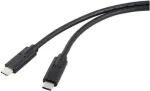Renkforce RF-5241746 USB-kaabel Must
