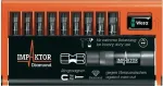 Wera 05057688001 Bit-Check 10 TX Impaktor 1 otsakute komplekt, 10 tk, T20/T25/T30/T40