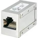 Ethernet RJ45 Adapter Renkforce CAT 5e 1x Socket 1x RJ45 Valge