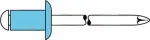 Pimeneet GESIPA VA A2 3&times;10 mm 5&ndash;6,5 mm Flachrundkopf avale