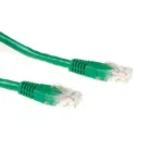 ACT roheline 10 meetri U/UTP CAT6A paigalduskaabel RJ45 pistikutega