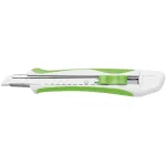 WEDO 78 92109 Profi Cutter Comfortline l&otilde;iketera nuga, 9 mm tera, pikkus 13,7 cm, 2 teraga, valge/roheline
