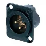 Neutrik NC3MD-LX-B &uuml;henduvustarvik must