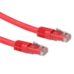ACT IB1200 Cat6a U/UTP v&otilde;rgukaabel, 0,5 m, punane