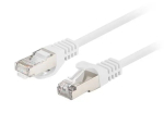 Etherneti paigalduskaabel LANBERG PCF6-20CC-0100-W Cat6 U/UTP 1 m, CCA juht, 250 MHz, valge