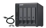 QNAP TR-004 4 lahtriga - 2.5/3.5 tolli - Serial ATA II - 0,1,5,10,JBOD - 3.2 Gen 1 (3.1 Gen 1) - USB Type-C korpus