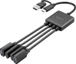 Sandberg USB-C/A to 2A+2C Splitter (136-81)