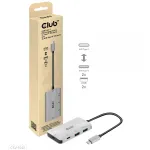 CLUB3D USB Gen2 Type-C PD laadimishub 2x Type-C 10G porti ja 2x USB Type-A 10G porti