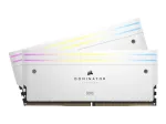 Corsair Dominator Titanium RGB 32GB (2x16GB) DDR5-6400 CL32 m&auml;lukomplekt, valge