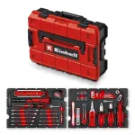 EINHELL-KWB E-Case T&ouml;&ouml;riistakohver Kolimiseks, 79-osaline (Must/Punane)