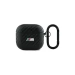 BMW BMA4CMPUCA AirPods 4 Cover Black PU Carbon M Collection
