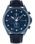 TOMMY HILFIGER meeste k&auml;ekell 1710655 48mm roostevabast terasest sinise numbrilaual