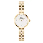 DANIEL WELLINGTON Petite Melrose naiste k&auml;ekell 22mm roosakuldse v&otilde;rkk&auml;ev&otilde;ruga DW00100715