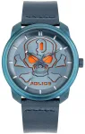 POLICE meeste k&auml;ekell PL15714JSBL03 Raho sinise numbrilaud ja nahkrihmaga 44mm