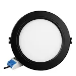 Miboxer Synergy 21 &Uuml;mmargune LED-paneel 6W RGB+CCT RF ja Wi-Fi-ga Must (FUT068B)
