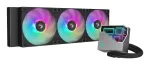 DeepCool LT360 ARGB R-LT360-BKAMNC-G-1 protsessori all-in-one vedelikjahuti, 360 mm radiaator, 3x 120 mm ventilaatorit, 600-2400 RPM, 72,04 CFM, LGA1851/LGA1700/LGA1200/AM5/AM4, must