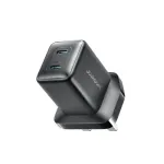 Joyroom JR-TCG17 45W 2-Port USB-C Wall Charger (UK Plug) - Must