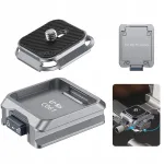 ULANZI C061 Quick Release Plate Adapter for DJI RS 2/3/4 Series Gimbals - Arca-Swiss Compatible
