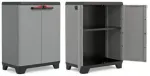 KETER T&ouml;&ouml;riistakapp riiulitega STILO 68x39x90cm Hall/Must