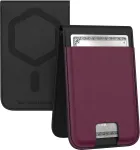 Urban Armor Gear UAG Metropolis Magnetic Wallet with Stand Function | Vegan Leather for Apple iPhone 15 Pro Max - Black