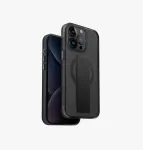UNIQ Heldro Mag iPhone 15 Pro Max 6.7 inch MagClick Charging Case Black/Vapour Smoke