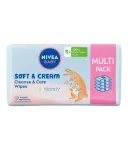 NIVEA Baby Soft & Cream niisked salvr&auml;tikud beebidele 4x57