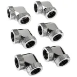Raijintek Pelias D160906 16 mm 90&deg; adapter (6 tk), h&otilde;bedane