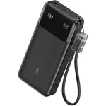 PowerBank USB-C kaabliga 20000 mAh 30W Must