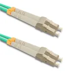 Qoltec LC/UPC kuni LC/UPC 2.0m T&uuml;rkiissinine OM3 Multimode Duplex Fiiberoptiline Patch-kaabel