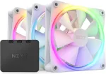 NZXT F120 RGB 120mm ARGB p&ouml;&ouml;rdv&otilde;re kolmikpakend - valge