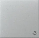 Gira klahv 328526 valguss&uuml;mboliga System 55 Alumiinium