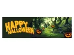 EUROPALMS Halloweeni b&auml;nner, Ghost Forest, 300x90cm 80164205