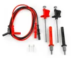 HT Instruments 425 m&otilde;&otilde;tejuhtmete komplekt, CAT IV 600V / CAT III 1000V, 1,5 m, 16 A, 4mm varjestatud banaanpistikud, punane/must 1003040