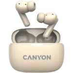 Canyon CNS-TWS10BG K&otilde;rvaklapid ja peakomplekt True Wireless Stereo (TWS) k&otilde;rvasisesed k&otilde;rvaklapid k&otilde;nede/muusika/sport/igap&auml;evane kasutamine USB Type-C Bluetooth Beež (CNS-TWS10BG)