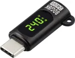 Renkforce USB-C&reg; adapter [1x USB-C&reg; pistik - 1x USB-C&reg; pesa (Power Delivery)] LED-ekraan laadimine (pinge/vool/v&otilde;imsus), 8K UHD