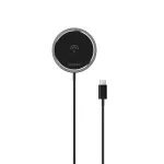 Dudao A12XS 15W MagSafe-iga &uuml;hilduv juhtmevaba laadija, must