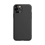 Silikoon&uuml;mbris Devia Nature Series iPhone 12 Pro Max jaoks &mdash; must, pehme puutega kaitse&uuml;mbris