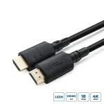 HDMI-kaabel MicroConnect MC-HDM19192V2.0LSZH &mdash; HDMI 2.0, 4K tugi, LSZH &uuml;mbris