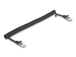 V&otilde;rgukaabel DeLOCK RJ45 keerdunud kaabel isane-isane Cat.5e 1m must