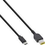 InLine USB-C Lenovo s&uuml;learvuti (ristk&uuml;likukujuline) laadimiskaabel, 2 m