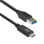 ACT USB 3.0 kaabel USB-A to USB-C 1 meeter 5 Gbit/s Must