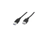 Digitus AK-112331 USB 3.0 pikenduskaabel, USB-A pistik &ndash; USB-A pesa, 3 m, must