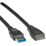 ROLINE USB 3.0 kaabel, A ST - Micro A ST 0,8 m (11.02.8872)
