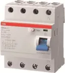 ABB F204A-40/0.03 L rikkevoolukaitse 4P,40A,30mA,N lingid (2CSF204123R1400)